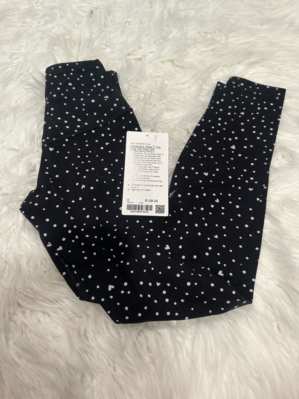 Lululemon no line align 25 heart Leggings